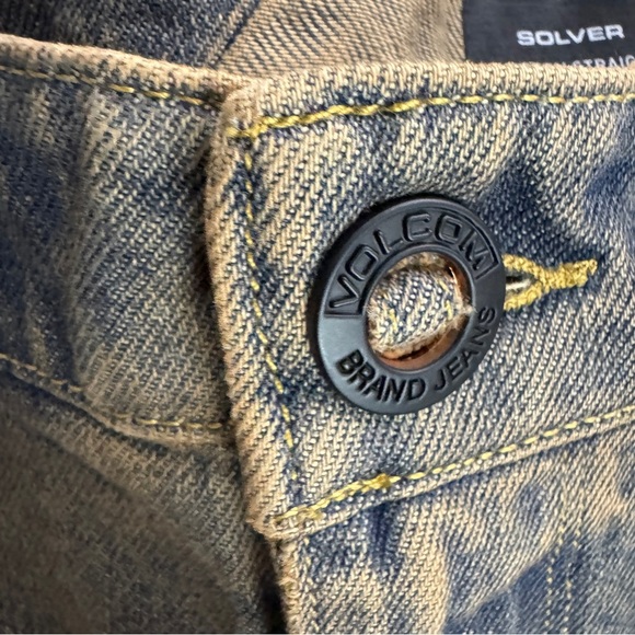 Volcom Solver Modern Straight Denim Pants Size 36 - Picture 4 of 12
